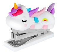 Tofficu Cute Mini Stapler Lightweight Handheld Stapler for Kids School and Home Office Compact Design Efficient Stapling Portable Stationery