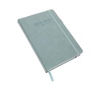 Tofficu Daily Planner Notebook Imitation Leather Yearly Schedule Notepad for Office and Home Use Smooth Writing Academic Spiral Organizer