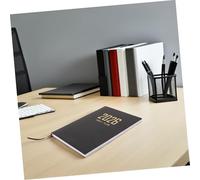 Tofficu Daily Weekly Planner Notebook PU Leather Cover Calendar Organizer for Personal Office Use with Detailed Layout for Efficient Management
