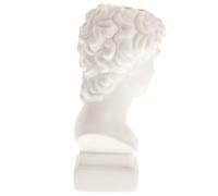 Tofficu David Statue Ceramic Flower Vase Tall Table Planter Multi-purpose Makeup Brush Holder Artistic Home Décor Storage Container for Living Room Centerpiece