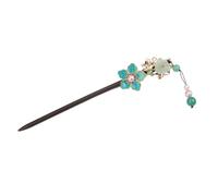 Tofficu Decorative Hair Pin Hanfu Hair Chopstick Synthetic Glaze Copper Classic Vintage Elegant for Ladies and Daily Life