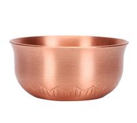 Tofficu Delicate Buddhism Cup Copper Round Creative Tabletop Offering Cup Convenient Using Not Easy to Break for Buddhist Hall