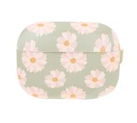Tofficu Delicate Daisy Earphone Case Compatible with Airpods Tpu Cover for Headphones Scratch Resistant Portable Design Protective Sleeve