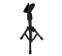 Tofficu Desktop Microphone Stand in Alloy for Podcast Mic Stand Setup Black Tabletop Mic Bracket Tripod Design for Microphone Gaming Use