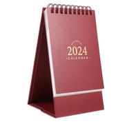 Tofficu Desktop Month Calendar Small Standing Desk Organizer Paper Material Office Supply Practical Home Accessory with Updated Dates for Efficient Planning