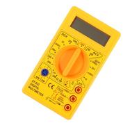 Tofficu Digital Multimeter with Diode Transistor Test Continuity Buzzer Function LCD Display Pocket Electrical Tester for Beginners Yellow