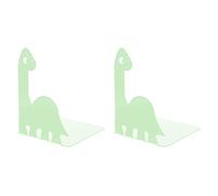 Tofficu Dinosaur Book Stand Metal Bookends Shaped Organizer for Boys and Girls Study Display Books Desk Shelf Creative Storage Rack