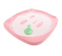 Tofficu DIY Facial Mask Mold Tray Set for Women, Practical Pink Albumen Glue Material with Thickened Shape, Conforms to Human Face Shape for Even Seaweed Thickness in Skincare