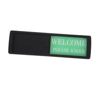 Tofficu Do Not Disturb Sign Magnetic Sliding Privacy Indicator for Office Home Restroom Meeting Easy Install Door Plaque with Knock Request Privacy Protection for Bedroom and Conference