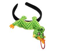 Tofficu Dragon Figurine Headband Headdress Comfortable Cloth Material Unique Adorable Style Suitable for Ages Celebrating The New Year Party Accessory