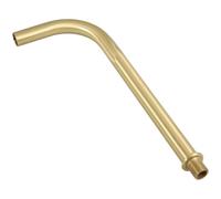 Tofficu Elbow Pipe with Angle Adjustment with M10 Internal Thread Brass Copper 15mm Light Extension Mounting Arm Seven Shaped Bend for Wall Light Fixtures for Lighting Setup