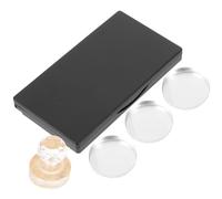 Tofficu Empty Palette Makeup Eyeshadow Container 3.54x1.97x0.39in Portable Mirror Design for Cosmetics Lovers Suitable for Luggage Storage