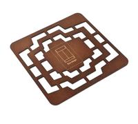 Tofficu Envelope Making Template Letter Envelope Stencil Vintage Design Coffee Wood DIY Tool Practical for Special Occasions