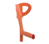 Tofficu Ergonomic Plastic Walking Stick Elbow Handle Replacement for Elderly, Pp Material with Secure Arm Stability, for Daily Mobility and Everyday Movement Activities