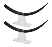 Tofficu Eyelash Display Model for Accurate Training 2pcs with Curl False Eyelashes Accessories Featuring Multiple Curvature Options for Salons and Home Use