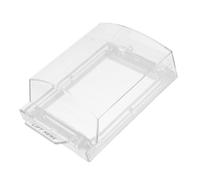 Tofficu Fire Call Point Cover - Sturdy Plastic Shield for Manual Alarm Switches, Emergency Button Protector for Indoor and Outdoor Use in Public Buildings and Shopping Centres