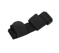 Tofficu Fixing Strap Practical Dining Aid Black Oxford Fabric Adjustable Simple Design with Anti-running Feature for Spoon and Toothbrush for Disabled and Elderly