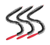 Tofficu Flexible Long Drain Brush Sink Cleaning Brush Straw Cleaner Extra Long Pipe Cleaners for Washing Machine Dryer Vent Set