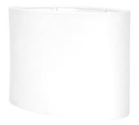 Tofficu Floor Lamp Oval Fabric Lampshade Soft Light Diffusion Cloth Cover White Colour for Hotel and Home Settings