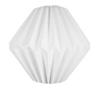 Tofficu Foldable Handmade Origami Paper Lampshade White Ceiling Pendant Light Shade for Living Dining Bar Cafe Modern Sleek Design Multifunctional Lantern Light Fixture