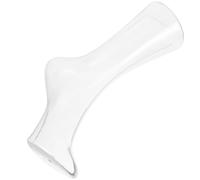 Tofficu Foot Model Display Mannequin 12.20 Inch Clear Plastic Sock Display Foot Model for Short and Mid-Calf Socks Retail Store Use Lightweight Durable