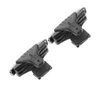 Tofficu Game Trigger Gamepad for Mobile Phones, Professional Shooting Controller Accessories, Portable Steel Black Physical Fire Button for Mobile Gamers