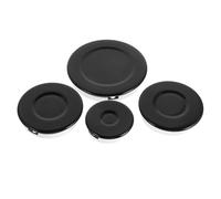 Tofficu Gas Stove Burner Covers Flame Caps Replacement Set for Portable Stove Top Electric Double Burner Electric Cooktop Kitchen Use
