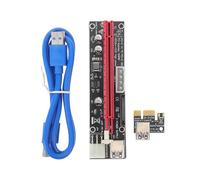 Tofficu GPU Riser Adapter Card PCIe Cable 1X to 16X with Power Cable Copper Material for Mining Rigs High Speed and Stable Connectivity