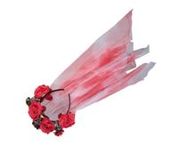 Tofficu Halloween Skull Rose Flower Headband Costume Accessory for Women, Cloth Material, Stylish and Unique Design, for Cosplay and Halloween Party to Stand the Crowd