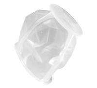 Tofficu Halloween Skull Silicone Mold for Resin and Candle Making Geometric Skeleton Shape Flexible Mold for DIY Soap Fondant and Crafts Easy Demoulding