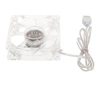 Tofficu Hamster Cage Cooling Fan 8cm Acrylic Mini USB Pet Fan Portable Summer Cooling for Small Animals