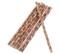 Tofficu Hand-Painted Giraffe Pattern Wooden Pencils 10Pcs Round Animal Print Writing Supplies for Easter Holiday Party Favors and Boys and Classroom