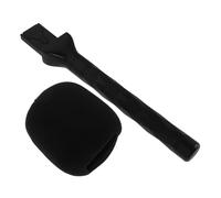 Tofficu Handheld Microphone Adapter for Interview Mic Wireless Go Compatible Lightweight Portable Mic Handle for Outdoor Reporting Lectures and Vlogging