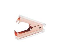 Tofficu Handheld Staple Remover Stapler Tool Rose Gold Sturdy Compact Design Easy to Use for Office and School Supplies Desk Accessories
