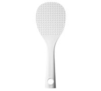 Tofficu Heat Resistant Rice Spatula with Easy Scooping and Serving Function Made of Sturdy Pp Material Modern Minimalist Design Rice Spoon for Kitchen for Home and Canteens Use