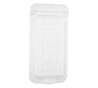 Tofficu Heavy Duty Thickened Plastic Squat Toilet Lid Cover Plate White Bathroom Toilet Seat Replacement with Silent Close Easy to Clean Strong Load Endurance for Home and Public Restrooms