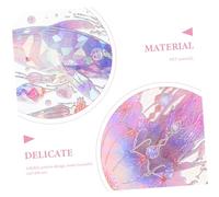 Tofficu Holographic Jellyfish Stickers for Scrapbooking DIY Self-Adhesive Ocean Animal Decals for Planner Diary and Craft Decoration with Diverse Patterns and Easy to Use