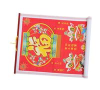 Tofficu Horse Zodiac Chinese Scroll Calendar Traditional Lunar Wall Hanging for Home Office Feng Shui Decoration with Clear Date Tracking and Artistic Year Planner