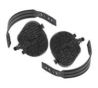 Tofficu Indoor Cycling Pedals Exercising Bike Pedals Black Plastic Adjustable Non-slip Design for Stationary Bike