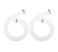 Tofficu Inflatable Hot Tub Replacement Filter Pump Hose Compatible with Intex 300/330/530/1000 Gallon Pools, Flexible Double Tube with Four Buckles for Swimming Pool Pump