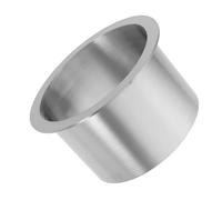 Tofficu Kitchen Countertop Recessed Trash Can Lid Stainless Steel Round Embedded Waste Bin Cover for Home Use