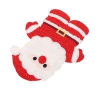 Tofficu Large Santa Claus Embroidered Patch for Christmas Clothing and Accessories Festive Applique for DIY Dress Backpack Hat Decorations Easy to Sew Rejuvenate Old Clothes with Holiday