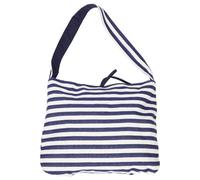 Tofficu Large Striped Reversible Tote Bag for Women Work and Beach | Polyester Nylon Build, Soft Shoulder Straps, Modern Chic Style, for Errands and Daily Essentials
