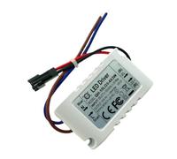 Tofficu LED Downlight Driver 300mA Supply 4-10W for Spotlights | Plastic Housing, White Finish, Noise-Free Lighting, Reduces Thermal Stress, Suitable for Retail Renovations and Maintenance
