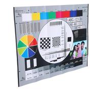 Tofficu Lens Test Calibration Chart for Cctv and Camera Focus Adjustment, 40x30cm Precision Accuracy Tool for Image Quality and Resolution Testing, Professional Monitor Calibration Card