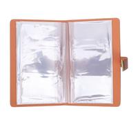 Tofficu Lockable Pu Leather Checkbook Binder with Combination Lock, 48 Check Storage and 24 Card Slots, Bank Deposit Organizer for Office and Personal Finance Use