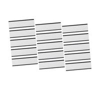 Tofficu Magnetic Label Holders with Protective Films and Replacement Strips Magnetic Card Sleeves for Metal Racks and Shelves Secure Attachment for Warehouse Office and Library