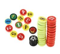 Tofficu Magnetic Soccer Coaching Board Accessories with Replaceable Design and Easy to Clean Plastic Small Round Magnets for Classroom and Training Use by Coaches and Trainers