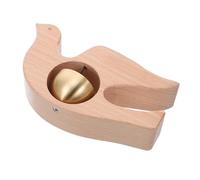 Tofficu Magnetic Wooden Door Chime with Bell for Business Entrance Retro Bird-Shaped Shopkeeper Bell with Magnetic Mount Clear Audible Reminder Multipurpose Entry Doorbell for Retail