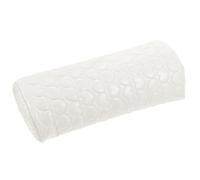 Tofficu Manicure Hand Rest Pillow with Detachable Semi-circular Pu Leather Cover Nail Art Hand Support Cushion with Heart Check Pattern for Professional Nail Tech Use